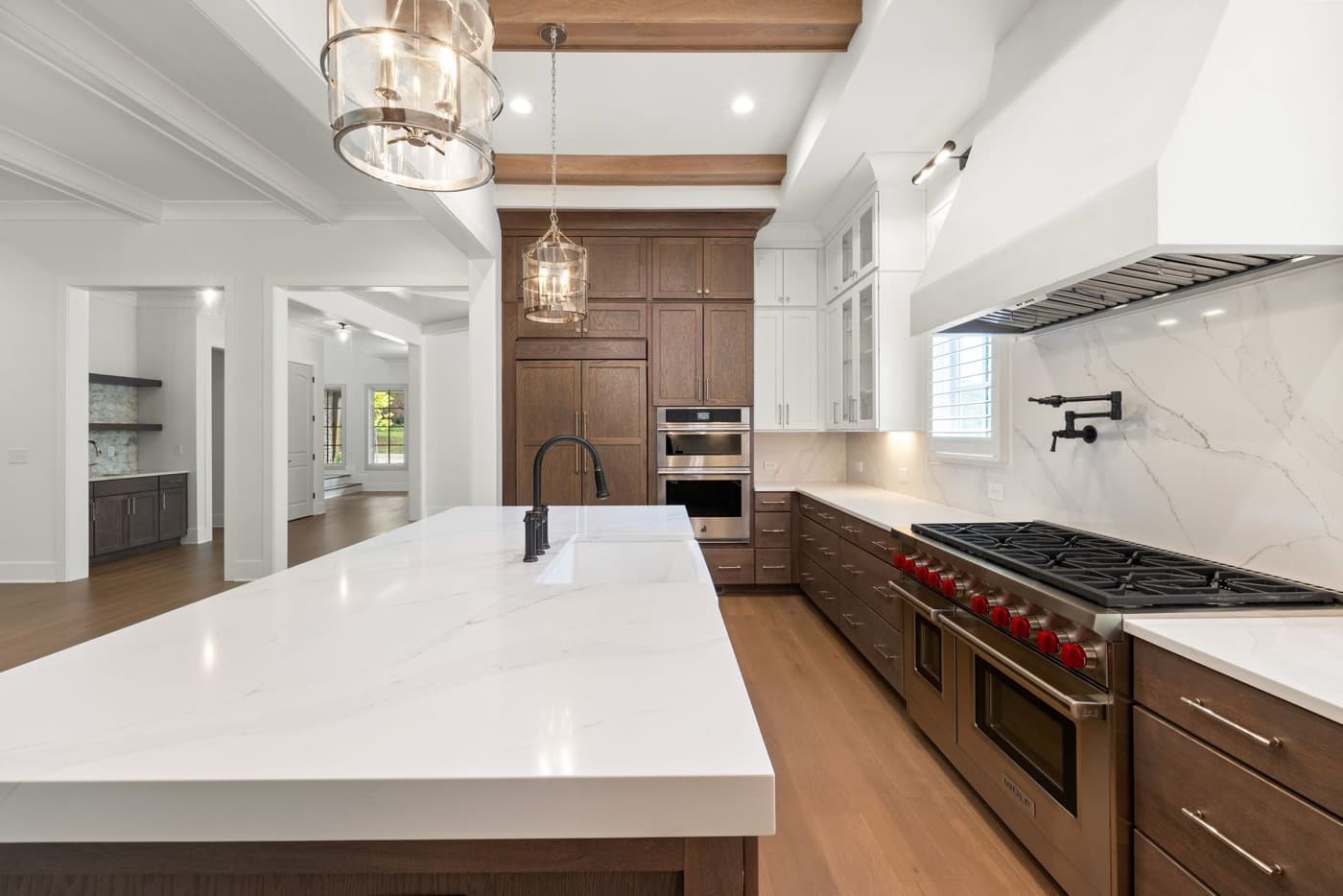 A contractor working on a home remodel
