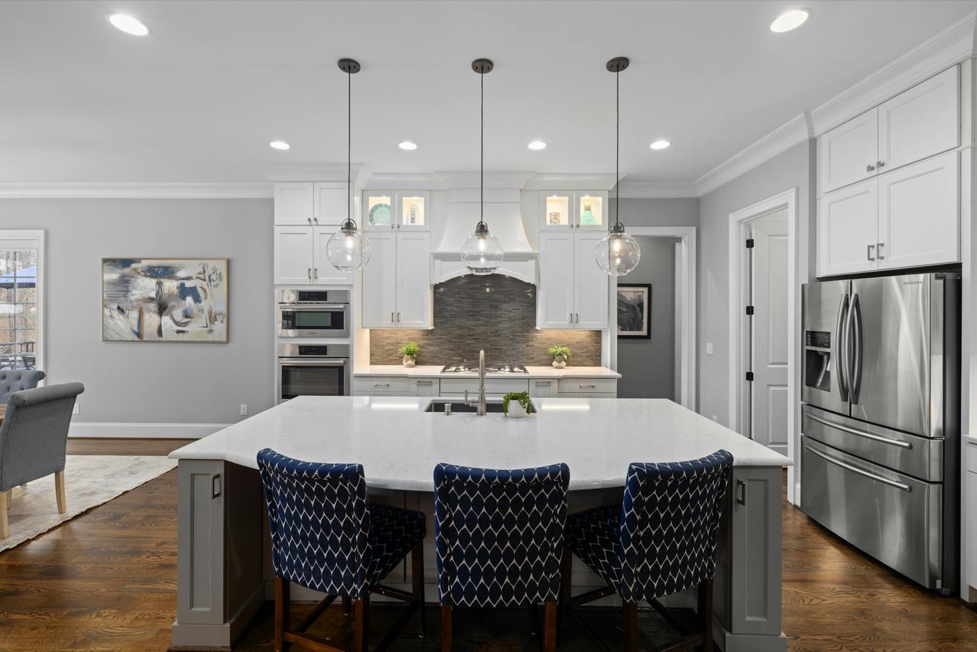 A finished kitchen remodel by America Premier